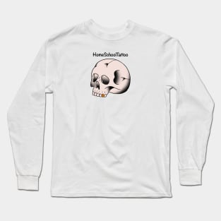 HomeSchoolTattoo Skull Long Sleeve T-Shirt